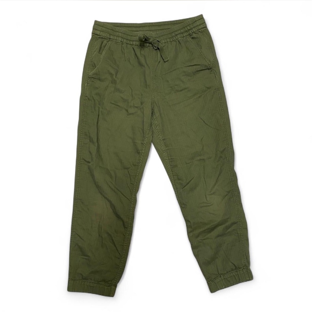 J. Crew Army Green Cotton Joggers Pants